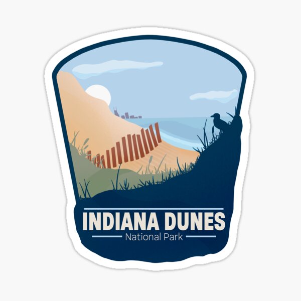 Indiana Dunes National Park Sticker 3” 