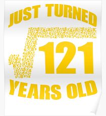 Typography Square Root Of 121 11 Years Old Birthday Tshirt Poster Typography Square Root Of 121 11 Years Old Birthday Tshirt Poster