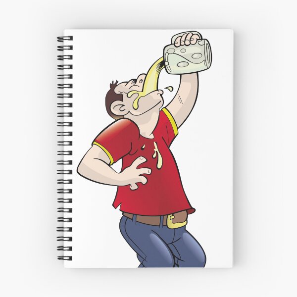 Item preview, Man drinking beer designed and sold by Divine Ease.
