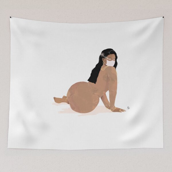 Item preview, Curvy brunette sitting designed and sold by Rickard Bengtsson.