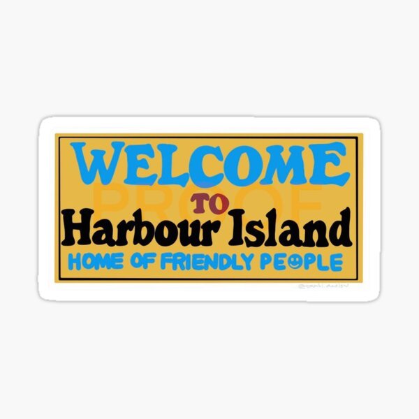 Beach Sticker WATERPROOF Volcano Island Vinyl Decal NEW 