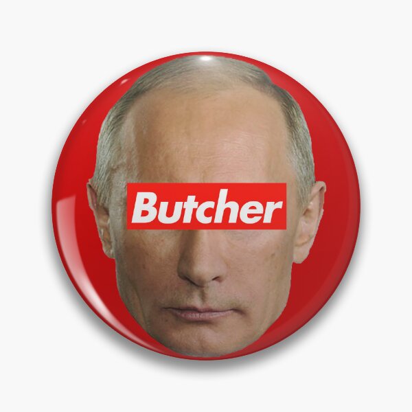 Item preview, Putin Butcher (on red) designed and sold by Thelittlelord.