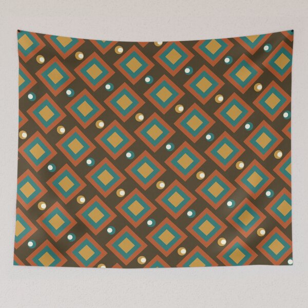 Item preview, Mid-Century Modern Vintage Retro Pattern designed and sold by ind3finite.