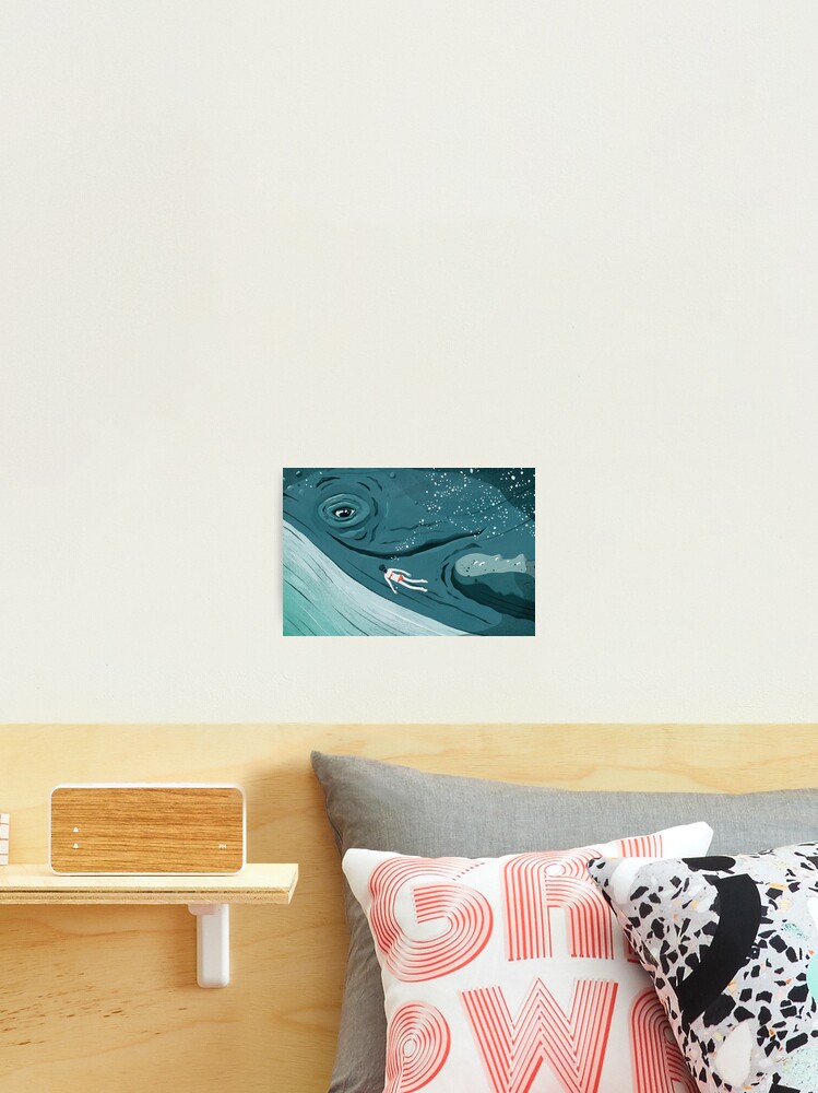 Thumbnail 2 of 3, Photographic Print, Whale dive designed and sold by vonik.