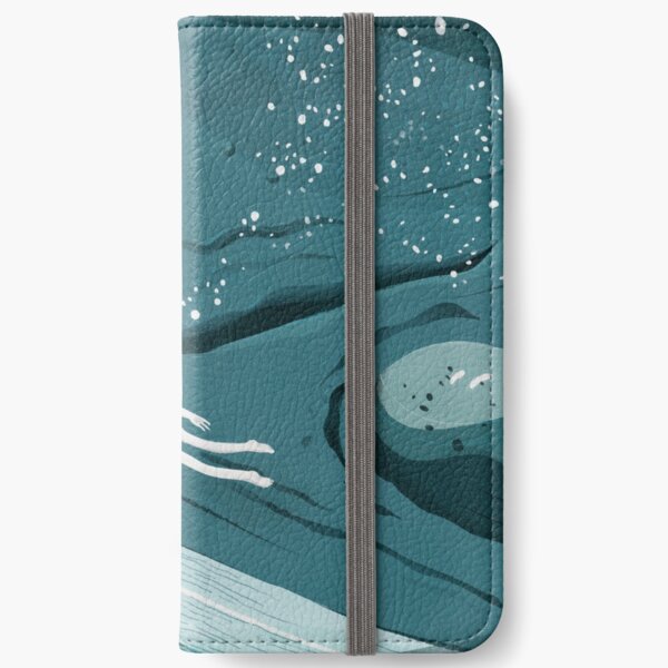 Whale dive iPhone Wallet