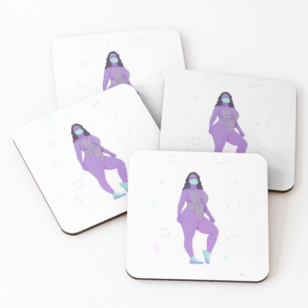 Item preview, Purple girl in cool cyan sneakers designed and sold by Rickard Bengtsson.
