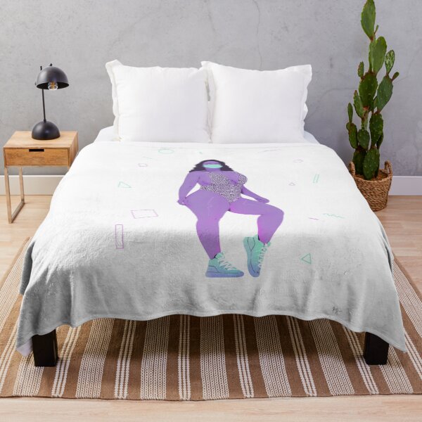 Item preview, Purple girl in cool cyan sneakers designed and sold by Rickard Bengtsson.