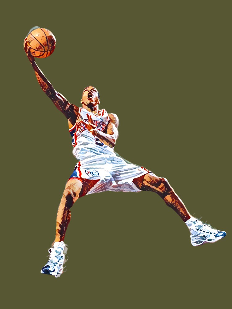 Allen Iverson Vintage Basketball Player Essential T-Shirt for Sale by  MercadoUS