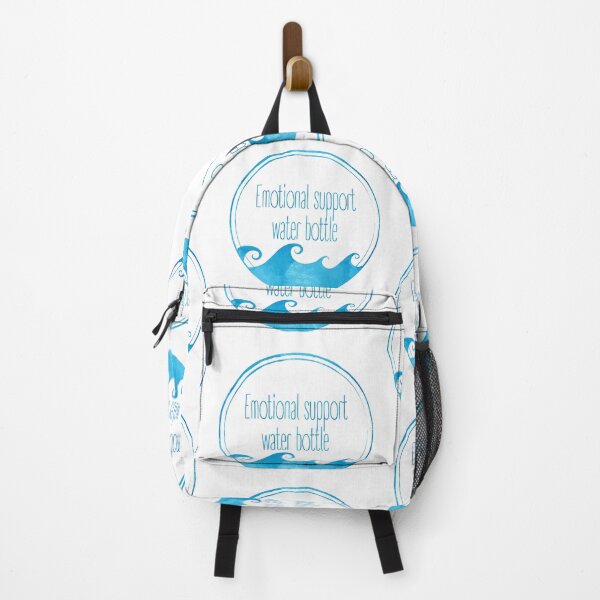 Item preview, Hydro Flask sticker - Emotional support water bottle - ocean blue watercolor wave | Line art designed and sold by Vane22april.