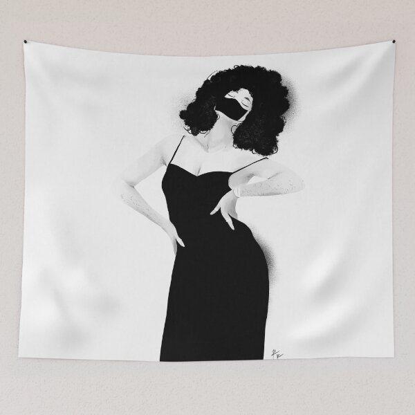 Item preview, Proud woman with big natural afro and hairy arms designed and sold by Rickard Bengtsson.