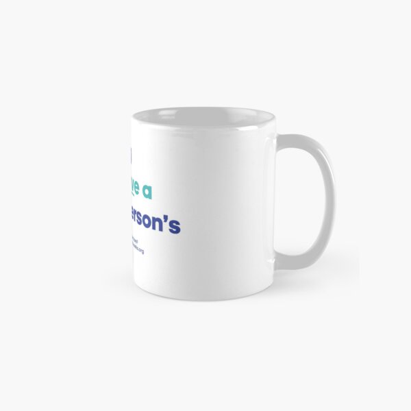 this mug helps save a  young person’s life Classic Mug