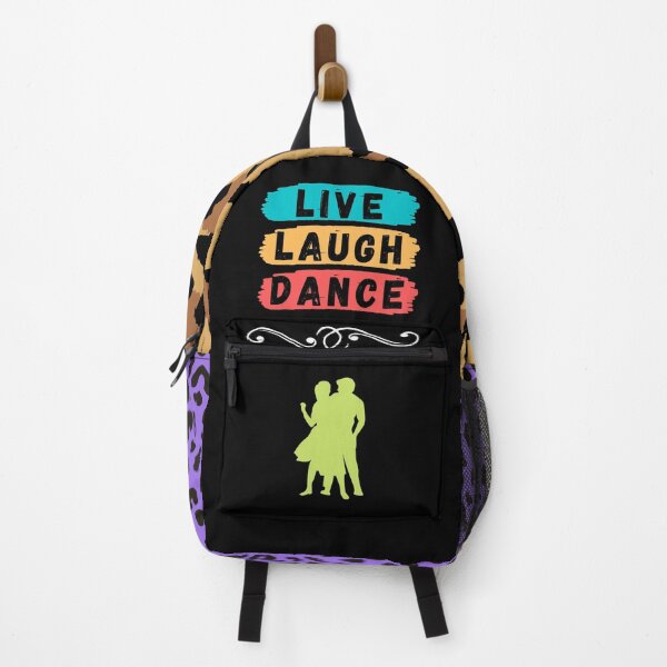 Item preview, Live Laugh Dance - Short Motivational Quote | Colorful Retro Dance Typography designed and sold by Delandor.