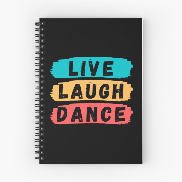 Item preview, Live Laugh Dance - Short Motivational Quote | Colorful Retro Dance Typography designed and sold by Delandor.