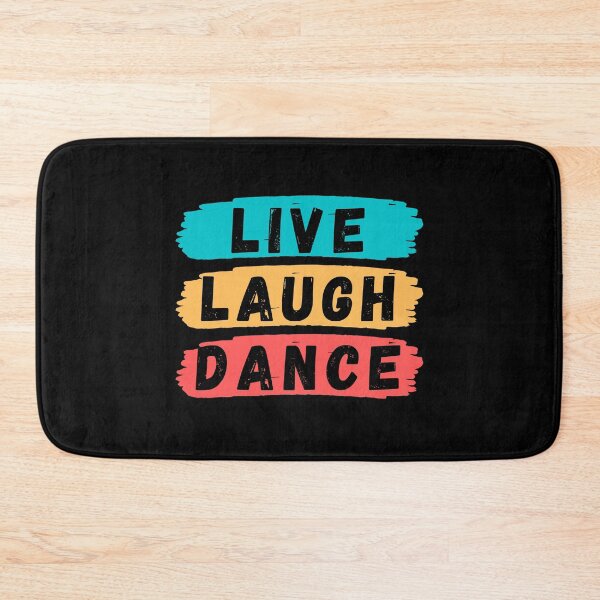 Item preview, Live Laugh Dance - Short Motivational Quote | Colorful Retro Dance Typography designed and sold by Delandor.
