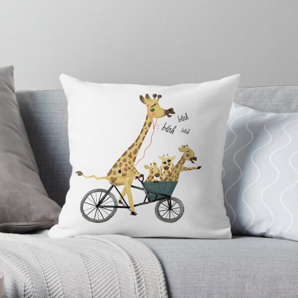 Cycling Giraffes Dekokissen