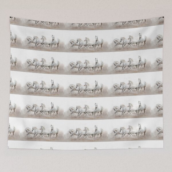 Item preview, White horses designed and sold by marusya1.