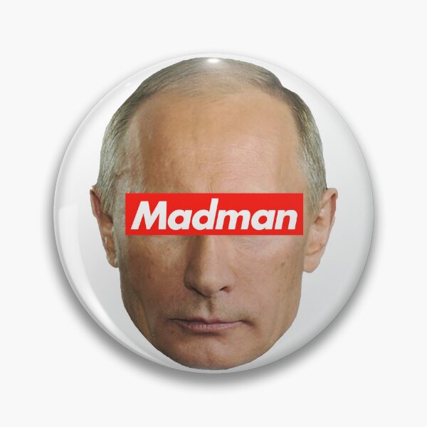 Item preview, Putin Madman (on white) designed and sold by Thelittlelord.