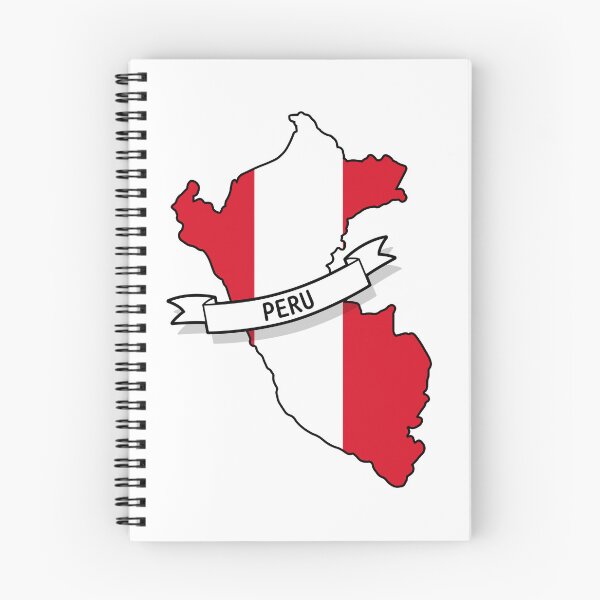 Item preview, Peru Flag Map designed and sold by Koi-Art.