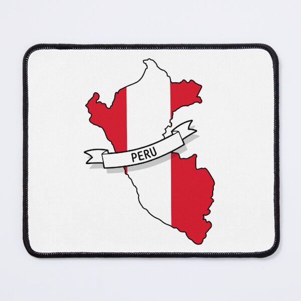 Item preview, Peru Flag Map designed and sold by Koi-Art.