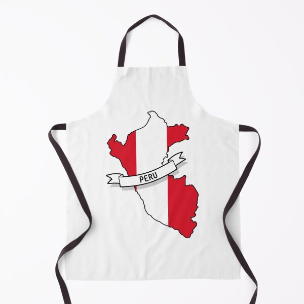 Item preview, Peru Flag Map designed and sold by Koi-Art.