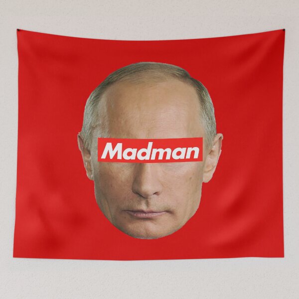 Item preview, Putin Madman (on red) designed and sold by Thelittlelord.