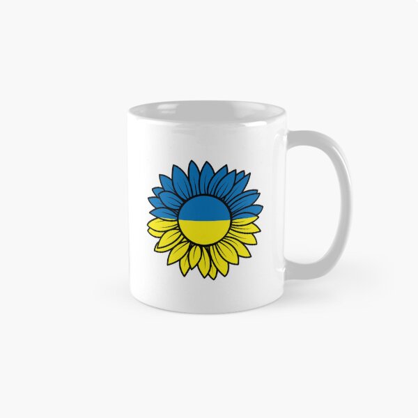 Item preview, I Stand with Ukraine Sunflower Yellow Blue Ukrainian Flag designed and sold by KateBilous.