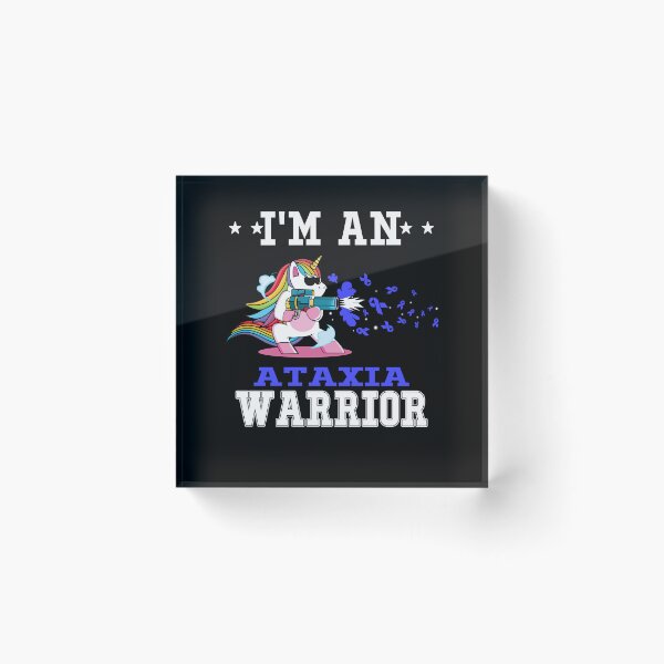 Item preview, Funny Unicorn I'm An Ataxia Warrior designed and sold by heppenp.