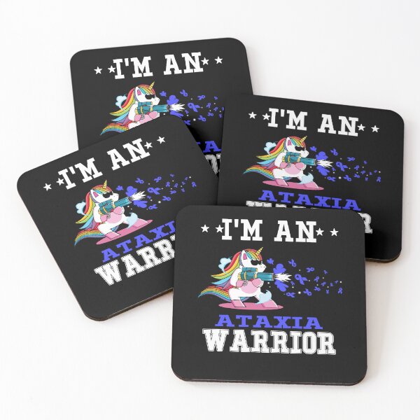 Item preview, Funny Unicorn I'm An Ataxia Warrior designed and sold by heppenp.