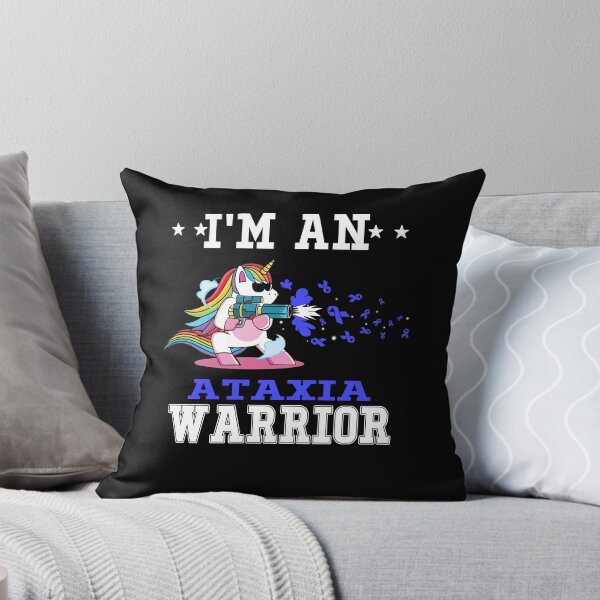 Item preview, Funny Unicorn I'm An Ataxia Warrior designed and sold by heppenp.