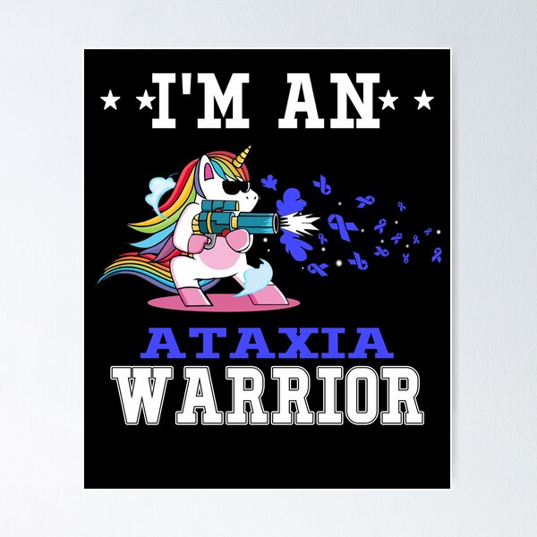 Item preview, Funny Unicorn I'm An Ataxia Warrior designed and sold by heppenp.