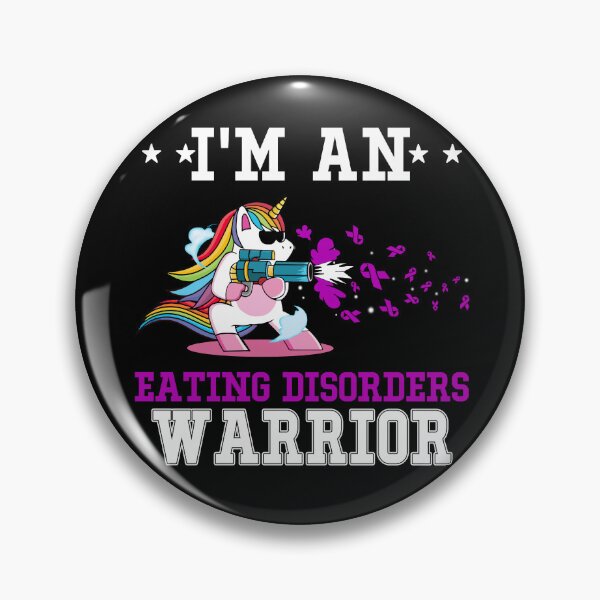 Item preview, Funny Unicorn I'm An Eating disorders Warrior designed and sold by heppenp.