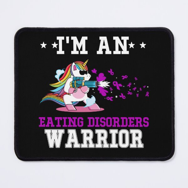 Item preview, Funny Unicorn I'm An Eating disorders Warrior designed and sold by heppenp.