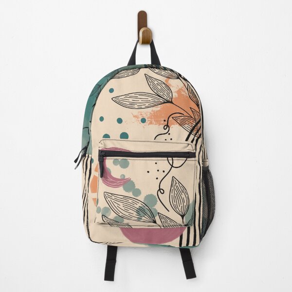 Item preview, Mid century rainbow lineart with mandala designed and sold by vianahline.