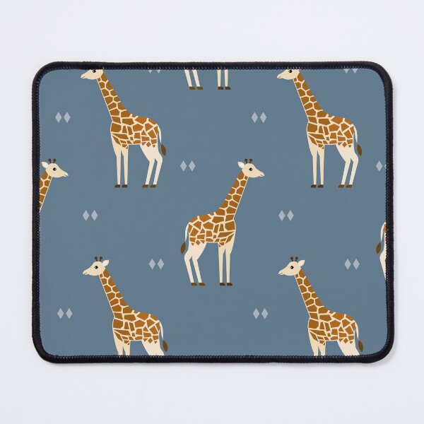 Item preview, Giraffes on blue designed and sold by reneesillus.