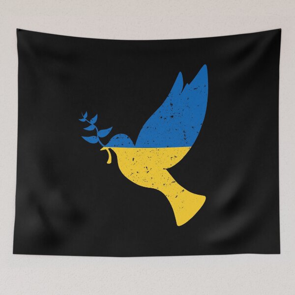 Item preview, I Stand With Ukraine - Ukraine Support Pigeon Freedom Peace Tee designed and sold by knapst.