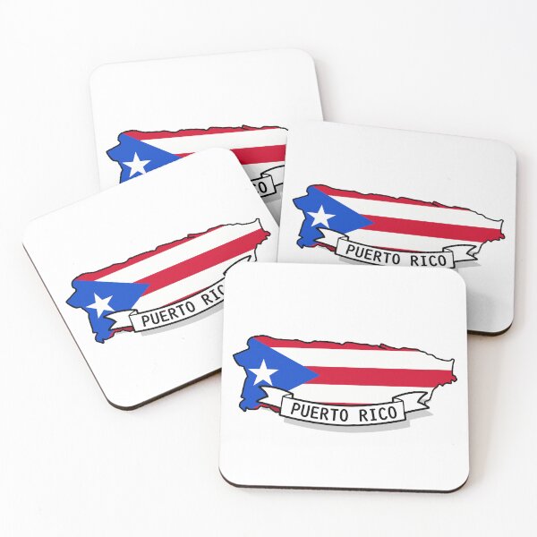 Item preview, Puerto Rico Flag Map designed and sold by Koi-Art.