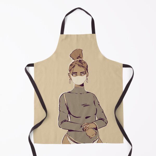Item preview, Beige athletic girl with face mask designed and sold by Rickard Bengtsson.