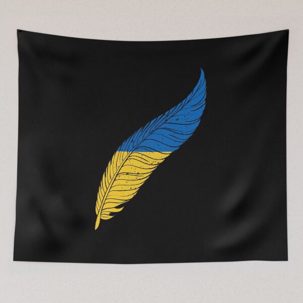 Item preview, I Stand With Ukraine - Ukraine Support Feather Freedom Peace Tee designed and sold by knapst.