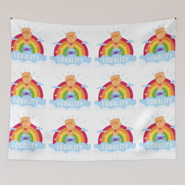 Item preview, Equality Pride Month Love Is Love designed and sold by StickerbashCo.