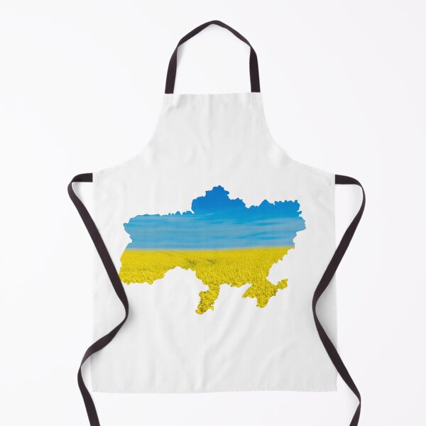 Item preview, Ukraine national flag landscape map territory shape - Landscape resembling Ukrainian Flag colors designed and sold by mrsupicku.