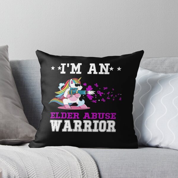 Item preview, Funny Unicorn I'm An Elder Abuse Warrior designed and sold by heppenp.