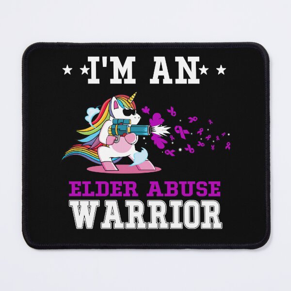 Item preview, Funny Unicorn I'm An Elder Abuse Warrior designed and sold by heppenp.