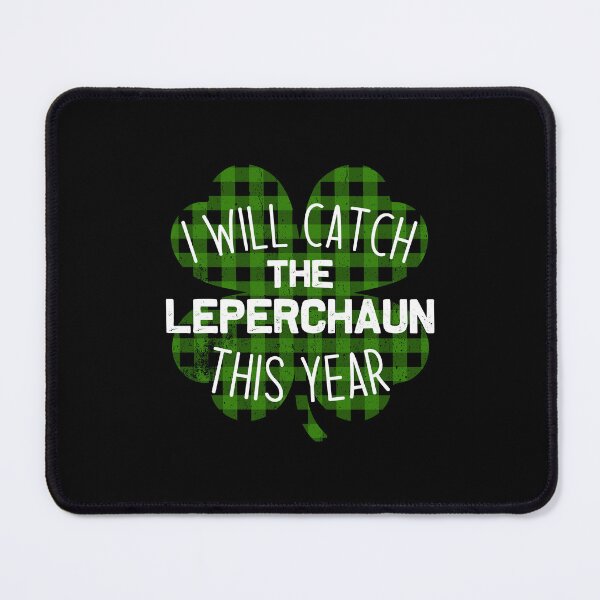 Item preview, I Will Catch The Leperchaun This Year, Vintage Buffalo Plaid Funny St Patrick's Day Women designed and sold by Open Space.
