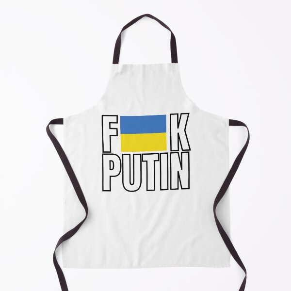 Artikelvorschau, FK PUTIN Ukraine-Flagge (weiß) entworfen und verkauft von hyproinc.