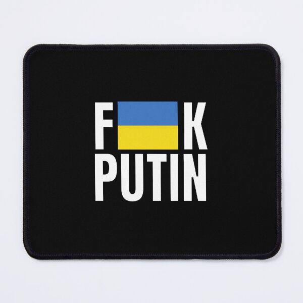 Item preview, FK PUTIN Ukraine Flag (Dark Gray Black) designed and sold by hyproinc.