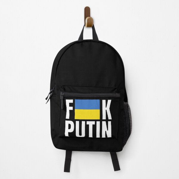 Item preview, FK PUTIN Ukraine Flag (Dark Gray Black) designed and sold by hyproinc.