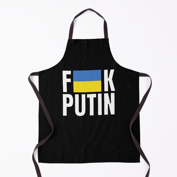 Artikelvorschau, FK PUTIN Ukraine Flagge (Dunkelgrau Schwarz) entworfen und verkauft von hyproinc.