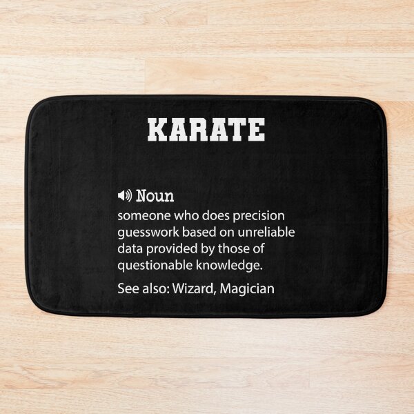 Item preview, Karate Definition, Funny Karate Quote, Cool gift for Karate lover designed and sold by ZAstore.