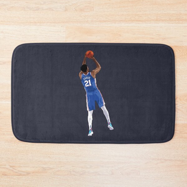 Item preview, Joel Embiid Vector Shot Blue Qiangy designed and sold by qiangdade.