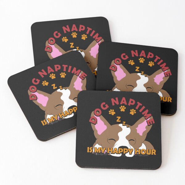 Item preview, Dog nap time is my happy hour, funny artistic dog design style 4 designed and sold by SamRVstore.